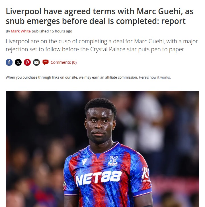 Guehi Set to Snub Spurs for Anfield Move?