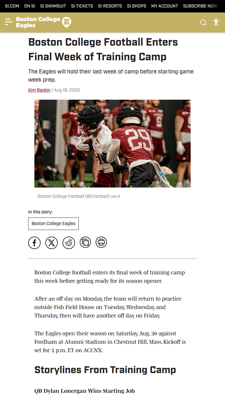 Boston College football’s new QB era begins