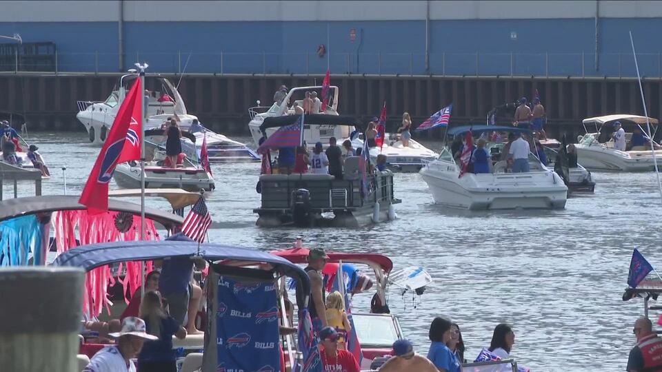 Buffalo’s wild Bills Mafia Boat Parade is back!