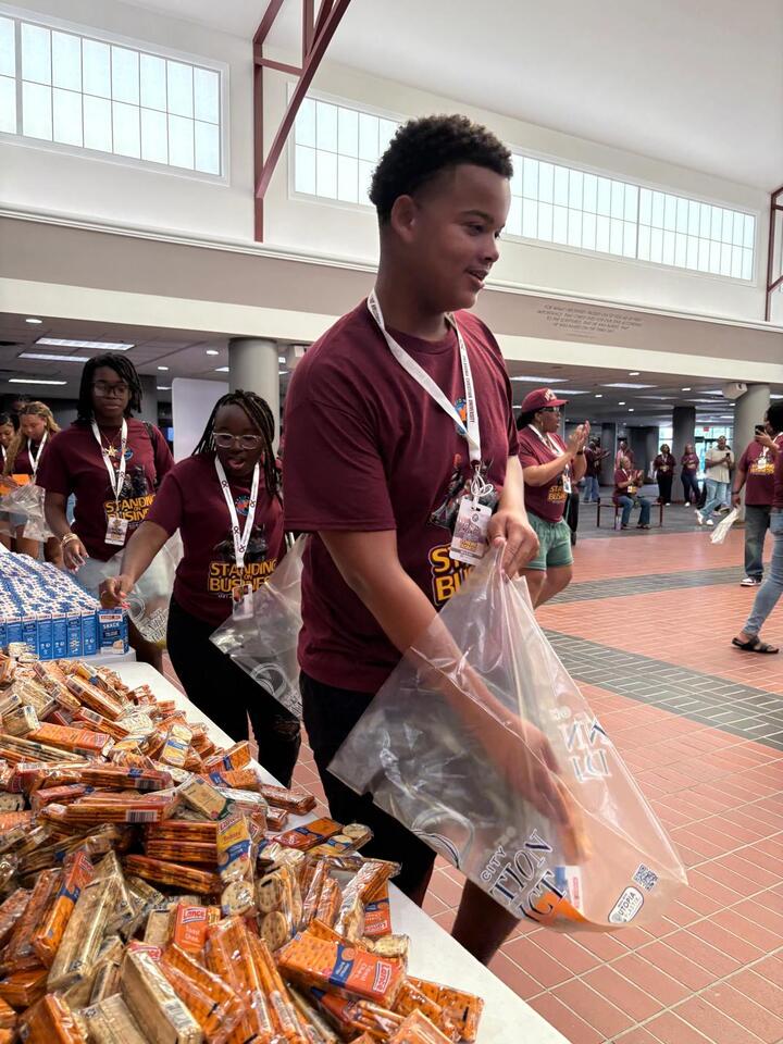 OKC youth pack 2,000 snack bags for local kids