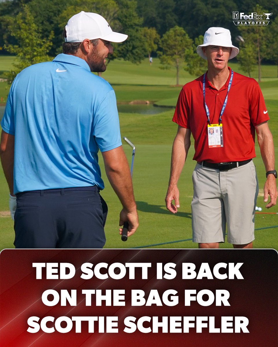 Scheffler & Ted Scott Reunite for Tour Championship