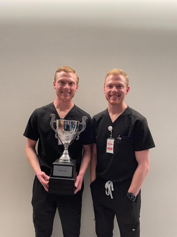 Twin doctors-in-training stick together in Dimmitt