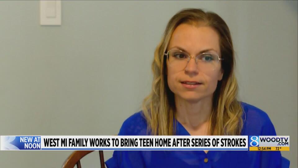Michigan teen’s fight after rare strokes