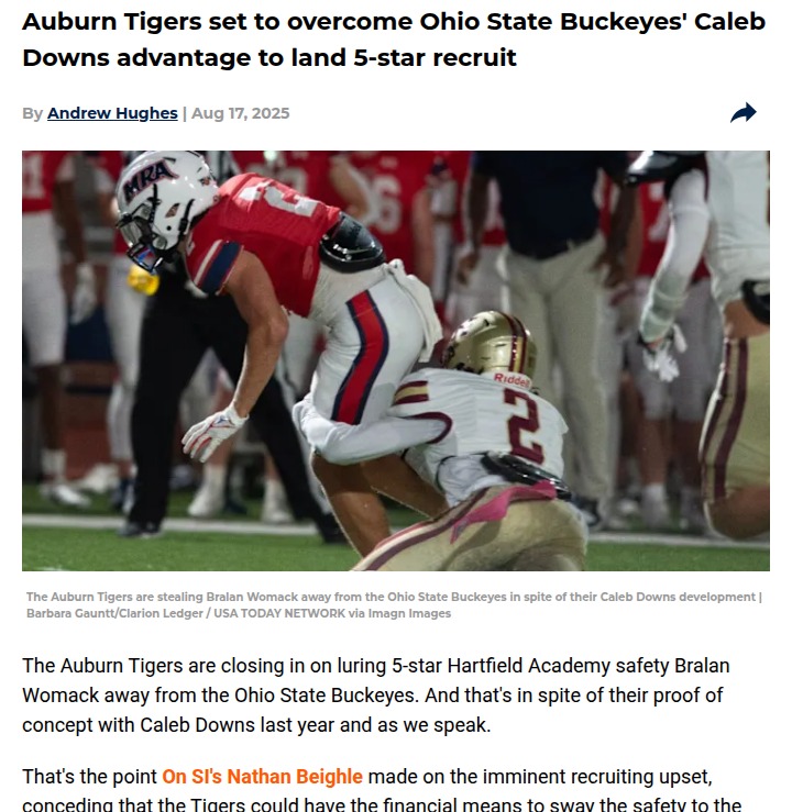 Auburn Football Eyes Major Win Over Buckeyes