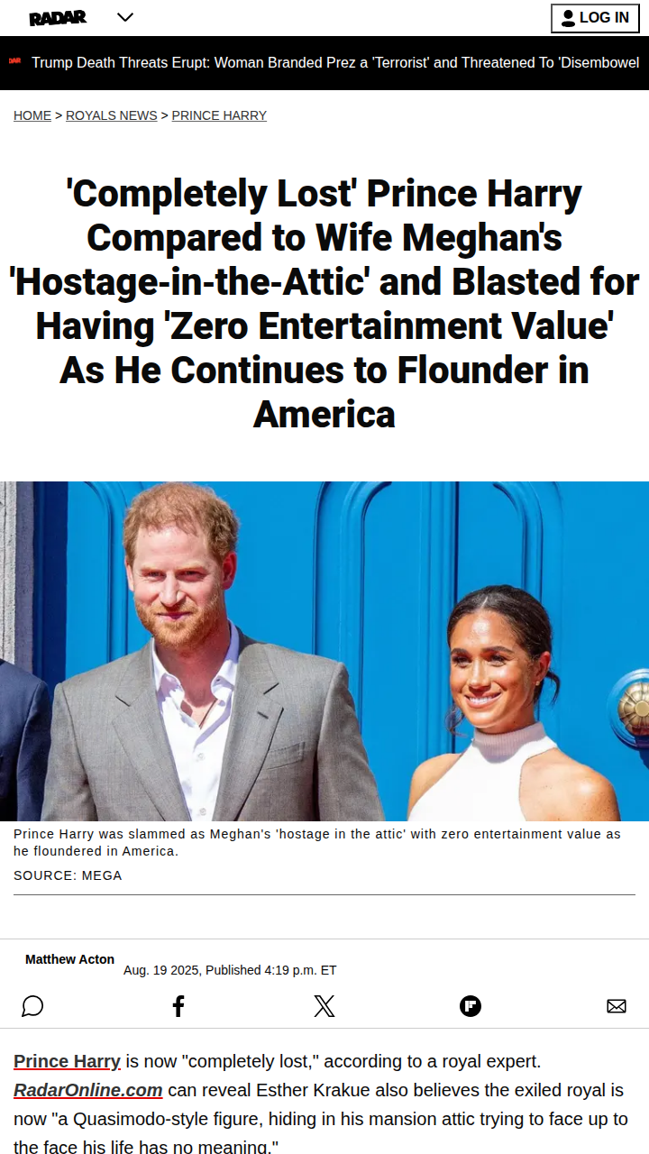 Harry’s Netflix Role: Just Meghan’s Plus-One? 👀