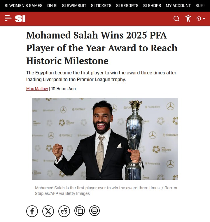 Salah Makes Premier League History Again!