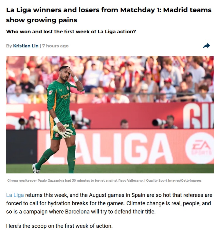 Madrid Rivals Stumble: La Liga’s Hot Start