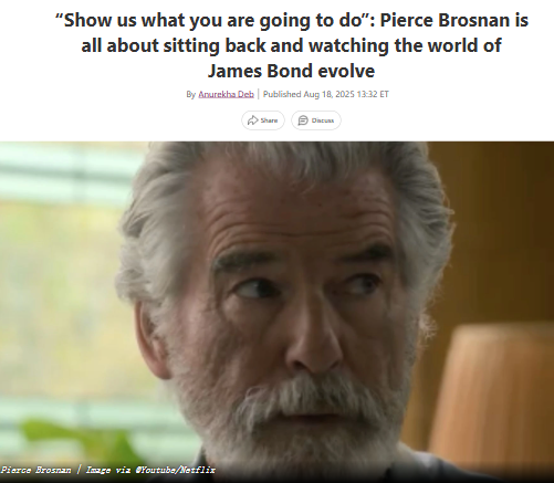Pierce Brosnan & Helen Mirren’s Bond Hot Take 🔥