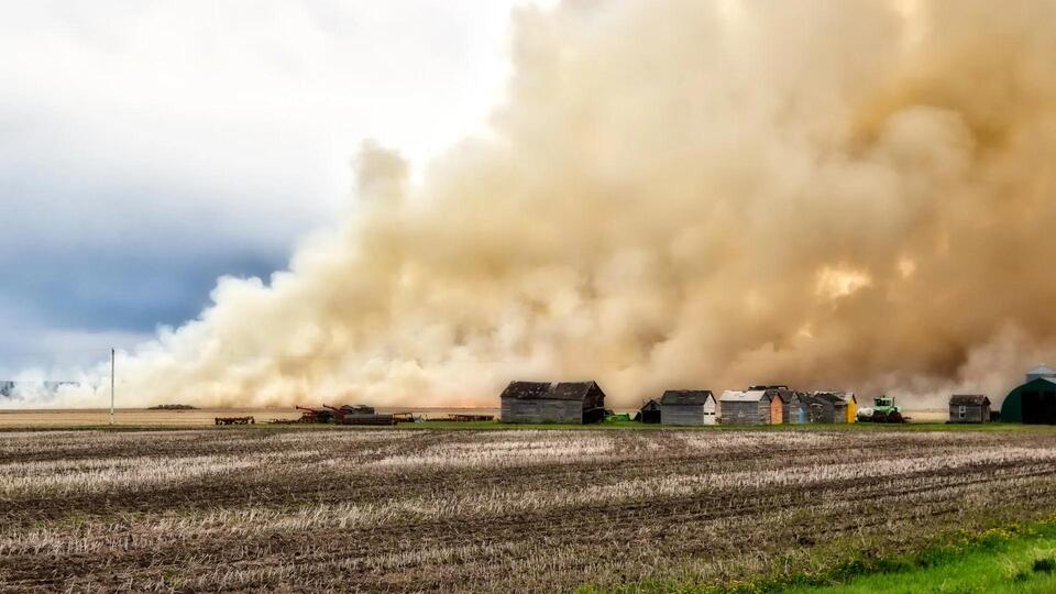 Canadian wildfire smoke threatens Midwest crops