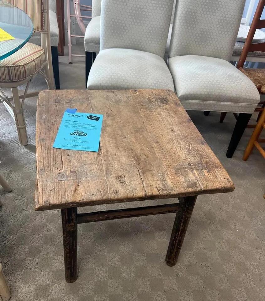 Thrift store sticker shock: Used table costs more than new!