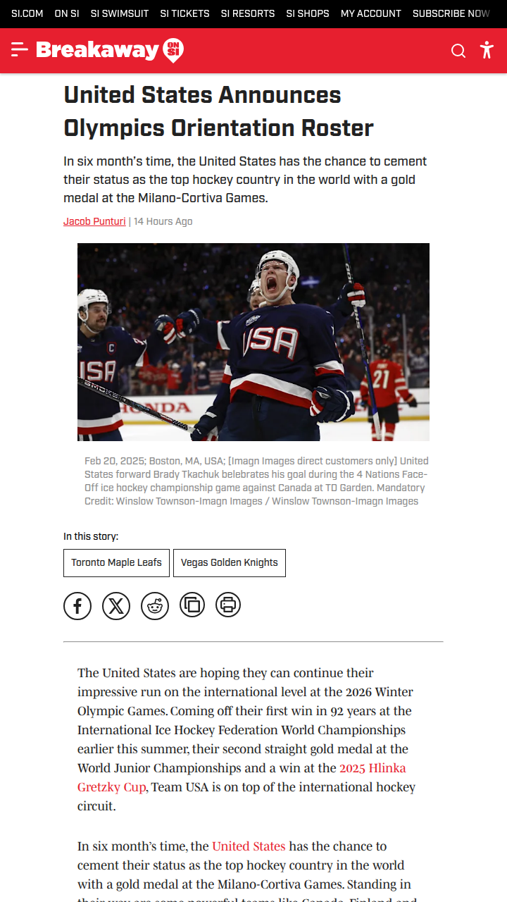 Hughes Bros Headline Team USA’s Olympic Push