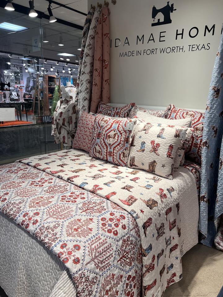 Texas-made bedding brings Western charm home