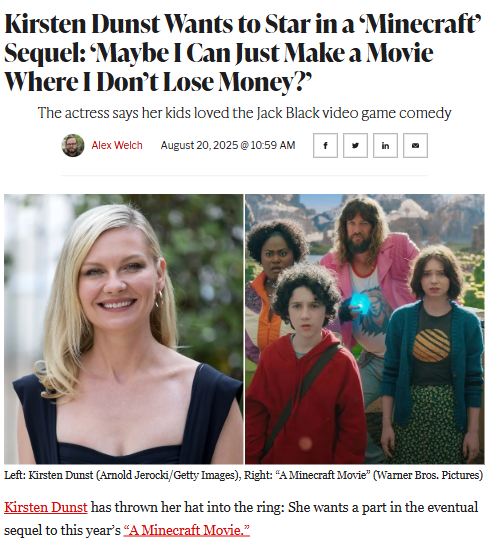 Could Minecraft Sequels Change Hollywood?