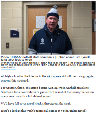 Akron’s Friday nights are about to light up