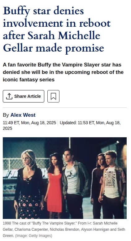 Cordelia Out of Buffy Reboot?! 😱