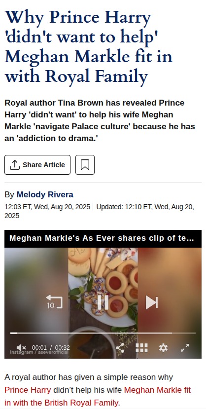 Harry’s Royal Sabotage? 👑