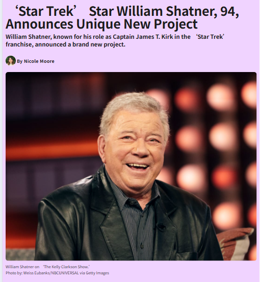 Shatner’s New Book Sparks Fan Debate 🚀