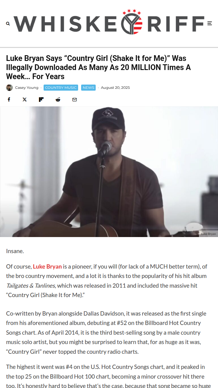 Luke Bryan’s Song Piracy Bombshell! 😱