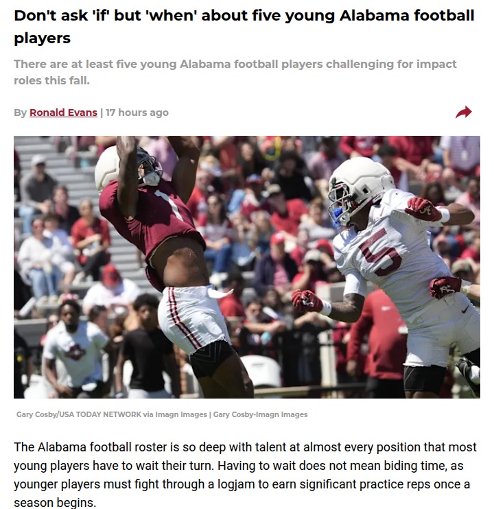 Alabama’s next football stars are already making waves