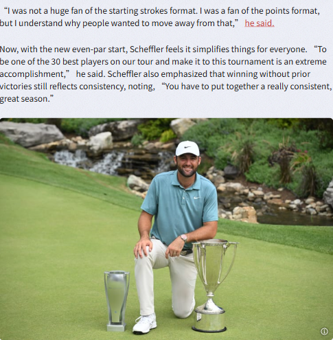Scheffler Gets Real on FedExCup Format & Ted Scott