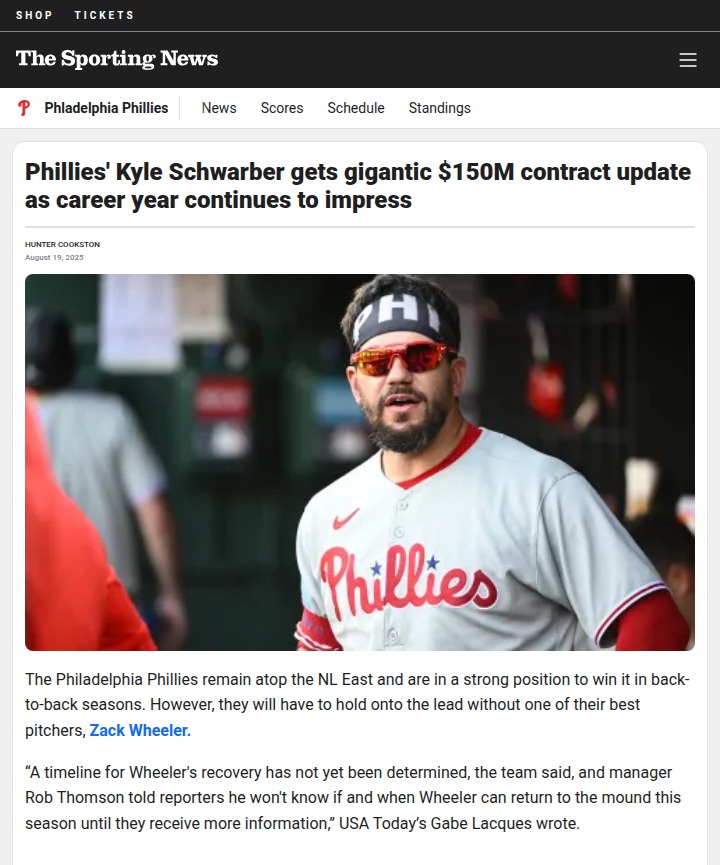 Schwarber’s $150M contract buzz shakes Philly