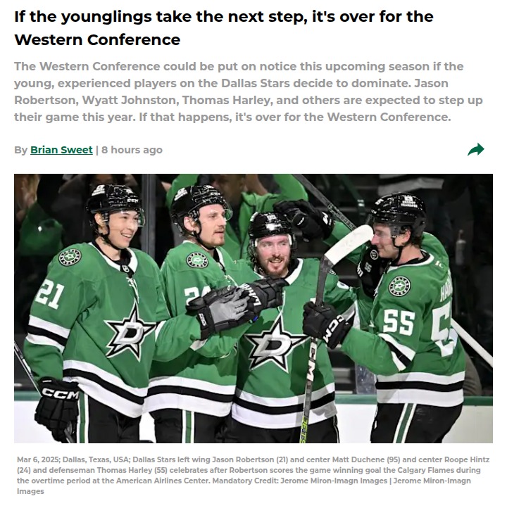 Are the Stars’ Young Guns Ready to Take Over?