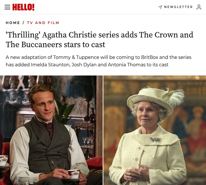 Imelda Staunton Joins Tommy & Tuppence! 🔥