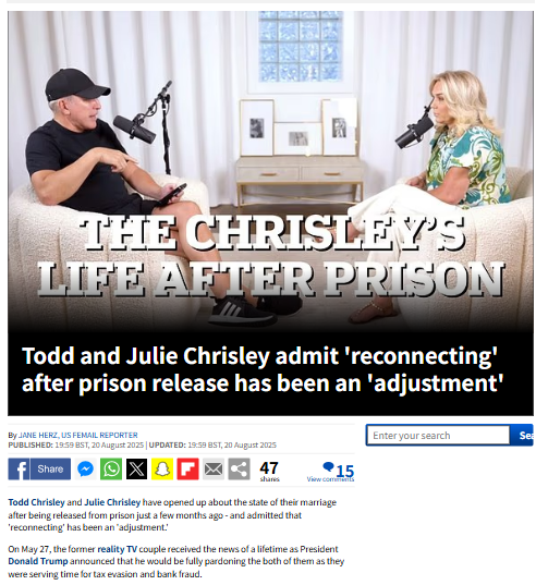 Chrisleys Spill on Life After Prison