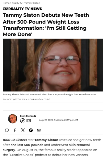 Tammy’s Glow-Up: New Teeth & New Love!