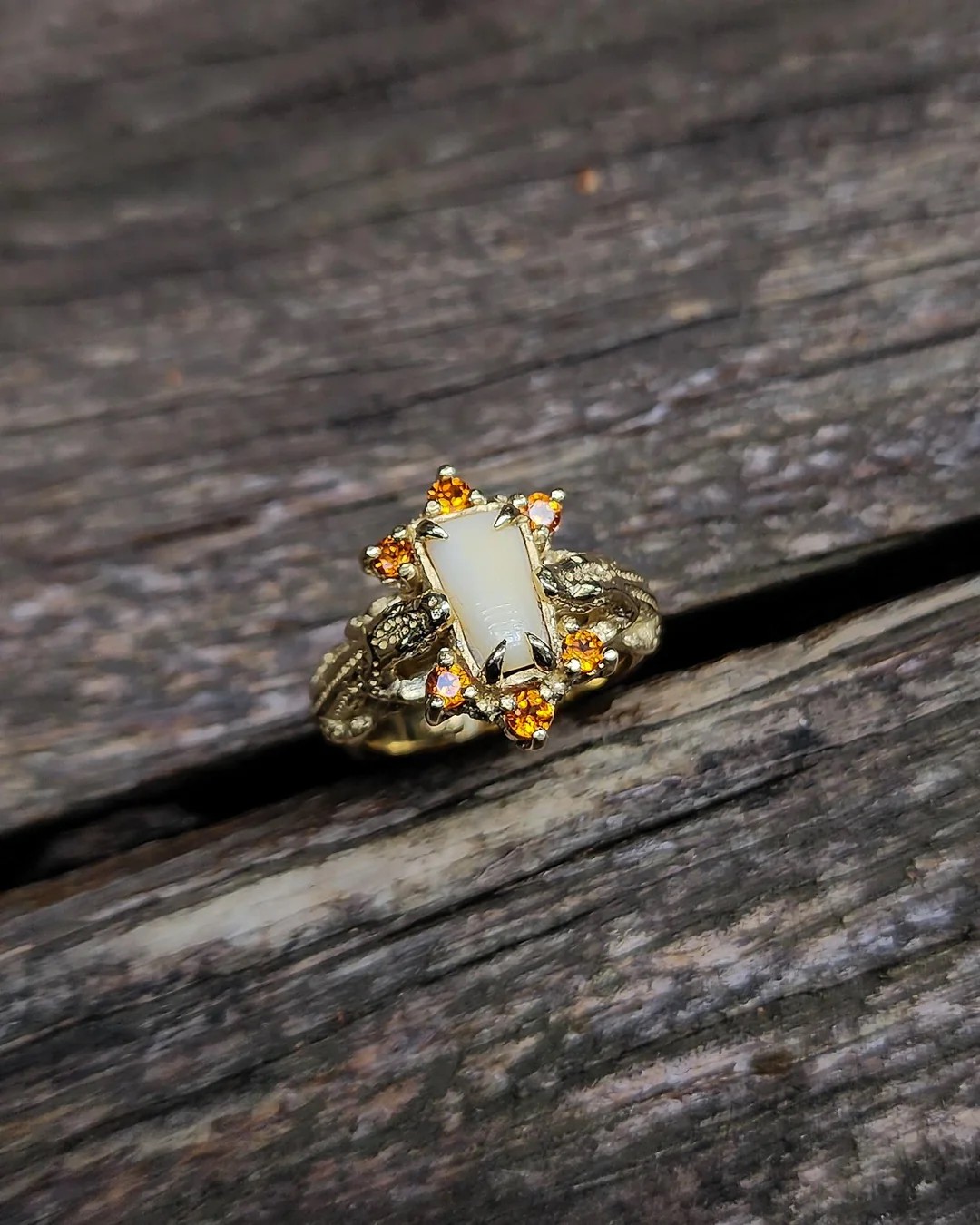 The wildest ring I've ever made -- It has a TOOTH