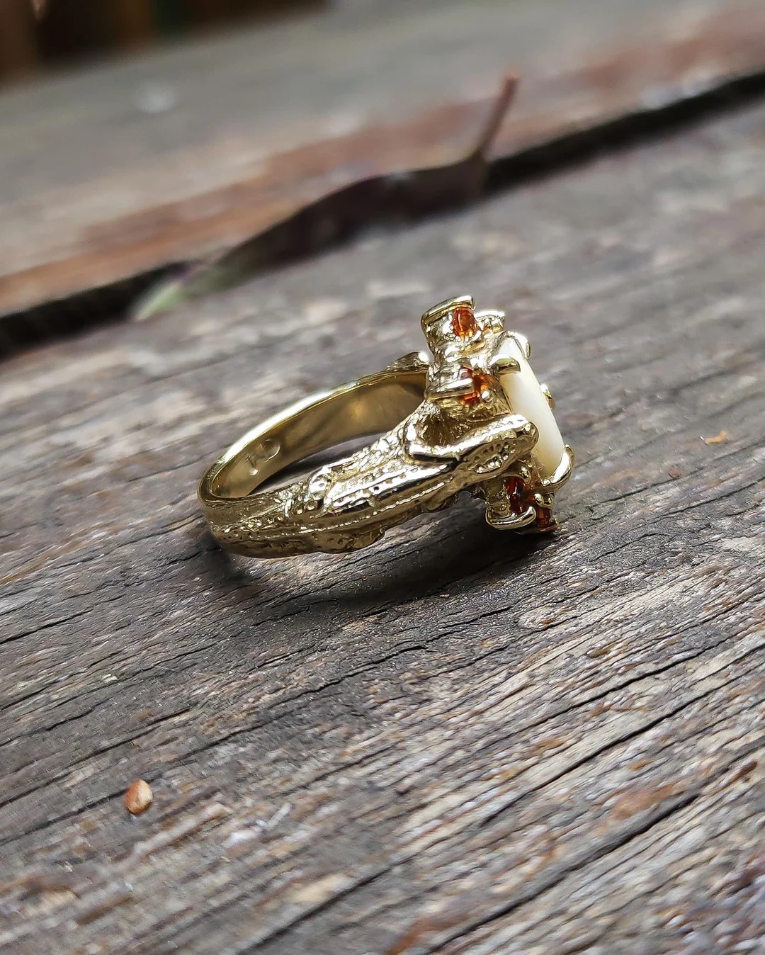 The wildest ring I've ever made -- It has a TOOTH