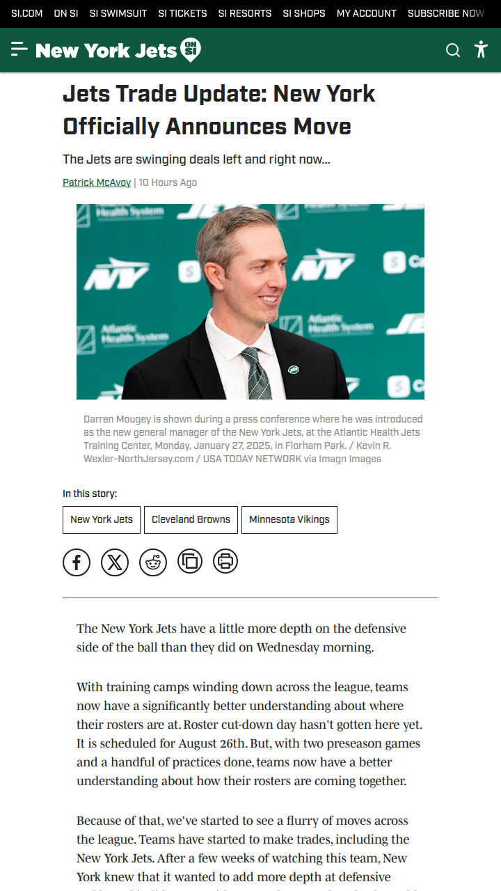 Jets Double Down: D-Line Gets Major Boost