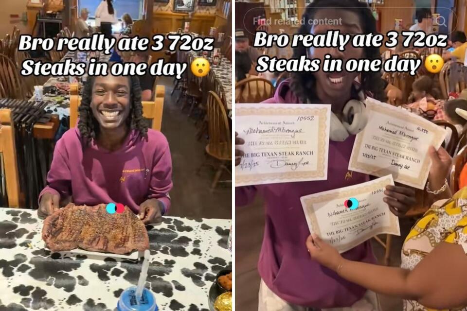 Three 72oz steaks in one day—Amarillo’s wildest food feat