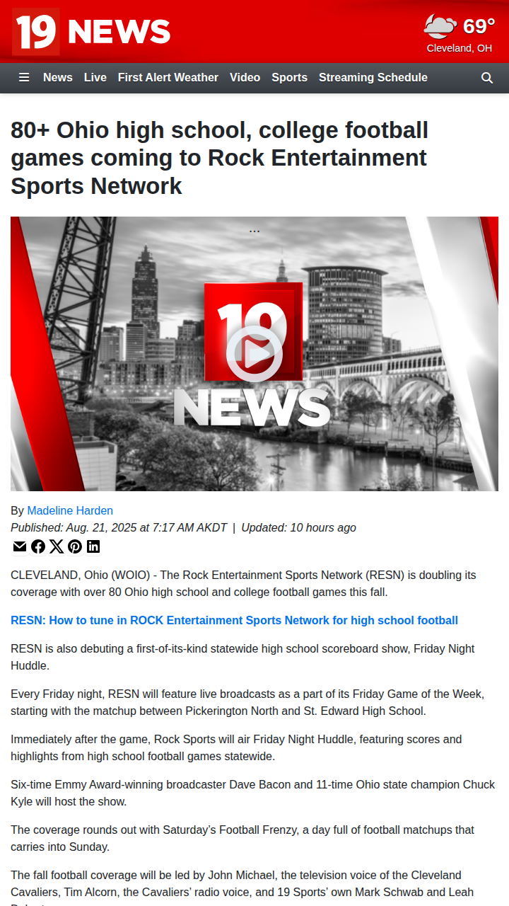 Ohio football fans get nonstop game action