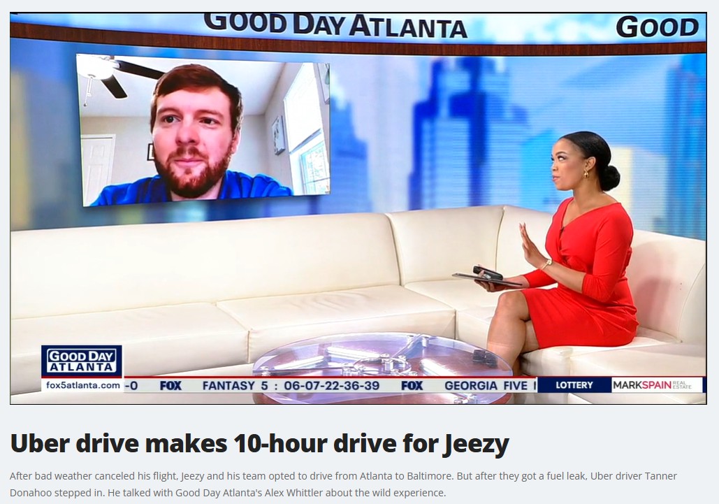 Uber hero saves Jeezy’s road trip