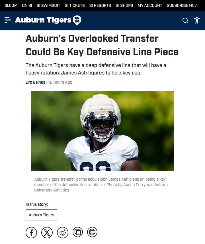 Auburn’s new defensive force: Meet James Ash
