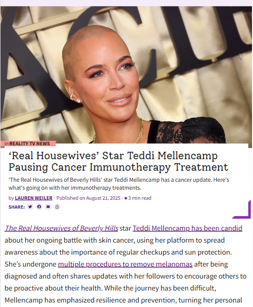 Teddi Mellencamp’s Cancer Pause: Here’s Why
