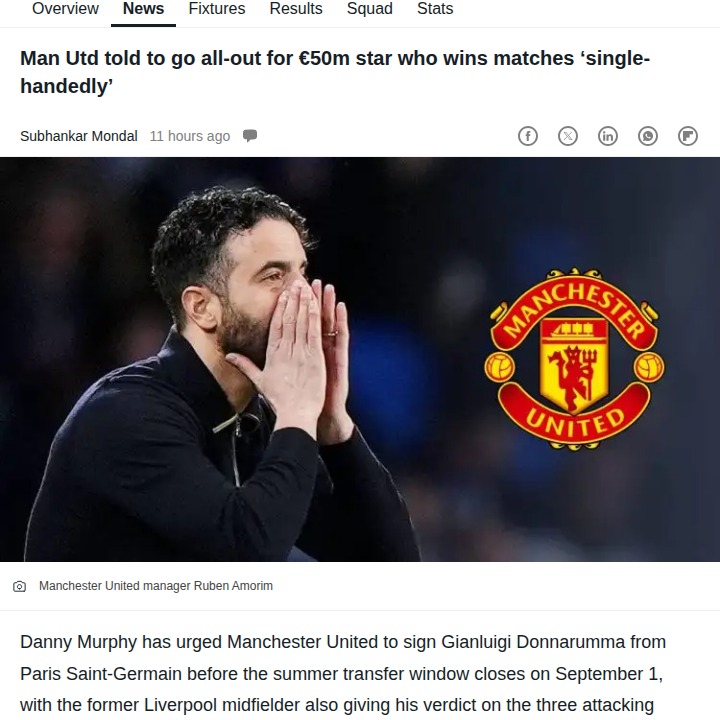 Should the Red Devils Splash €50m on Donnarumma?