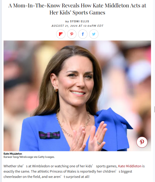 Princess Kate: The Ultimate Sideline Supporter