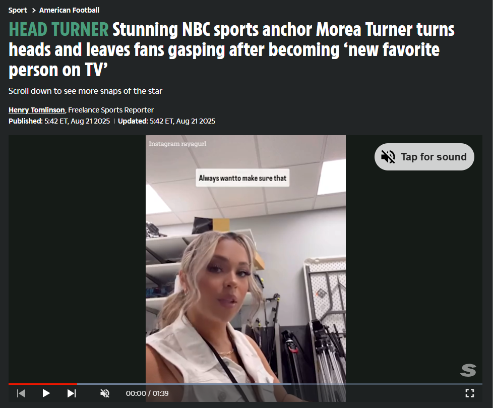 Morea Turner: NBC’s Rising Star Shakes Up Sports TV