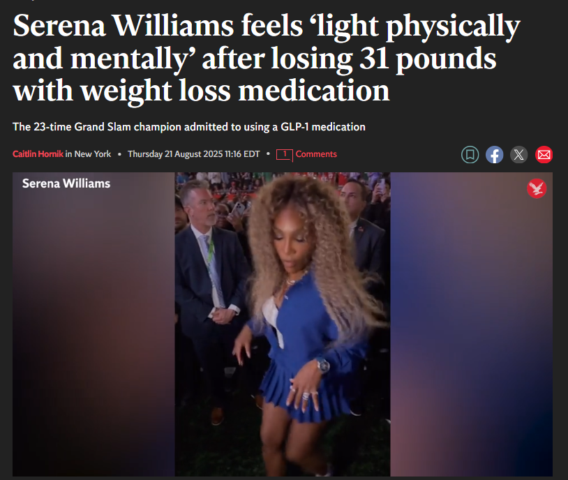 Serena’s Weight Loss Journey: Game Changer or Shortcut?