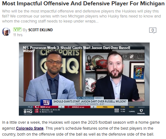 Michigan’s rising star could shake up the Huskies
