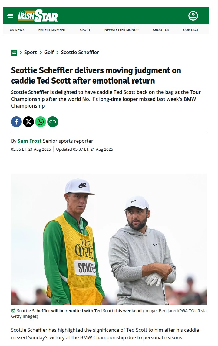 Scheffler’s Emotional Win Without Teddy: What’s Next?