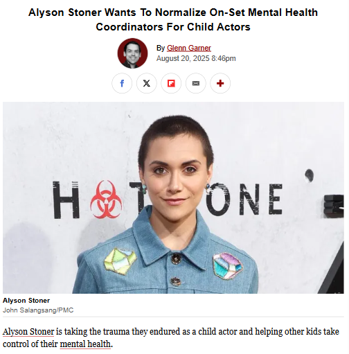 Alyson Stoner Spills on Child Star Trauma