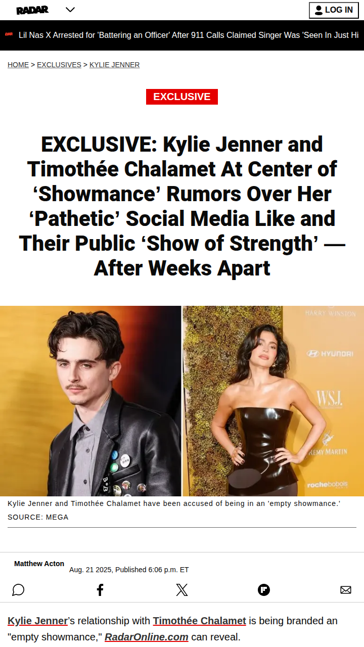 Kylie & Timothée: Real Love or PR Stunt? 👀