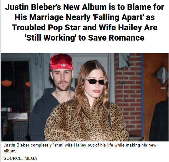Justin’s Album Drama Nearly Broke His Marriage