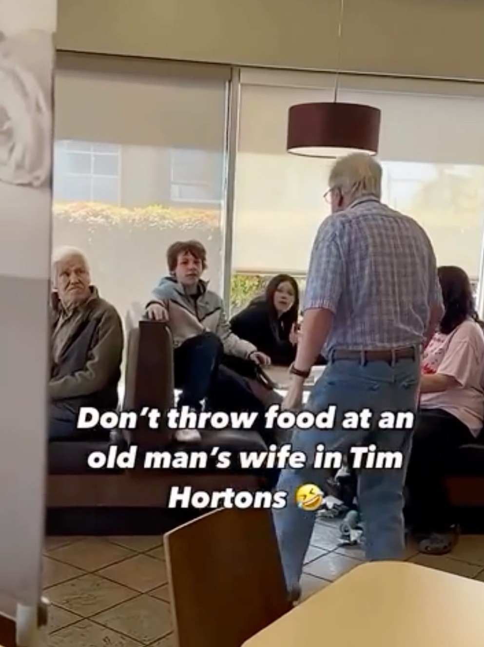 I’m an old man but I'd still punch anyone who disrespected my wife