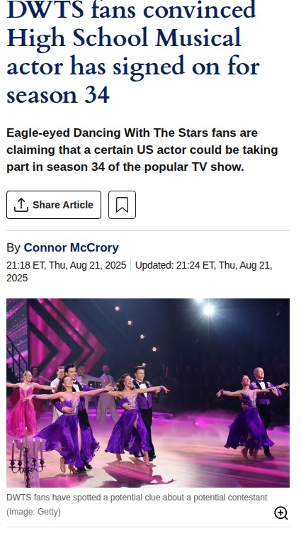 Did Bart Johnson Just Tease DWTS S34? 👀