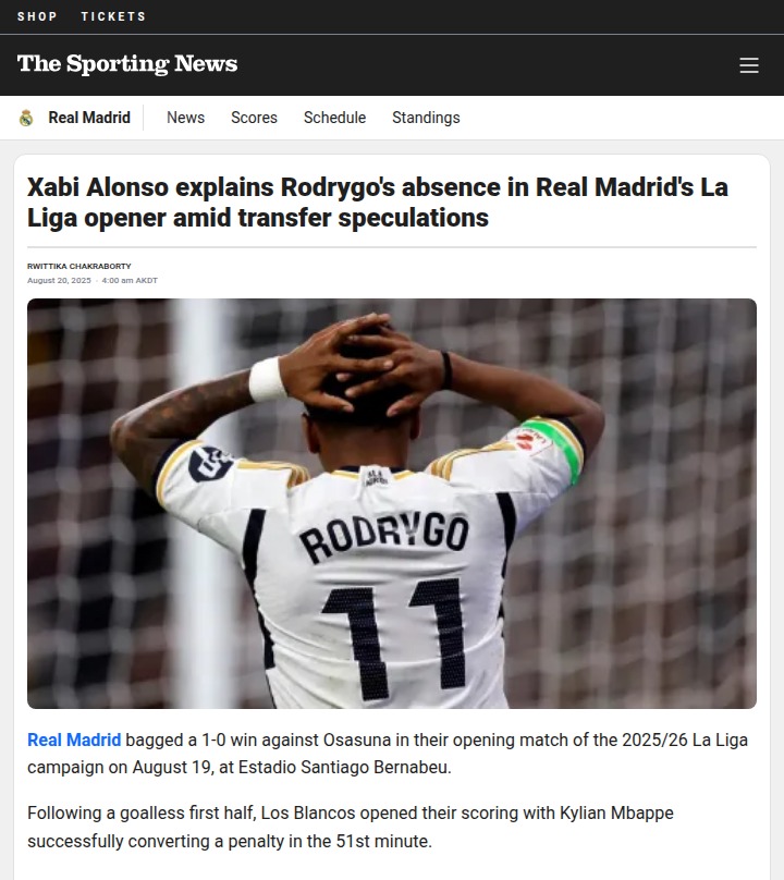 Rodrygo Benched: Transfer Rumors Heat Up