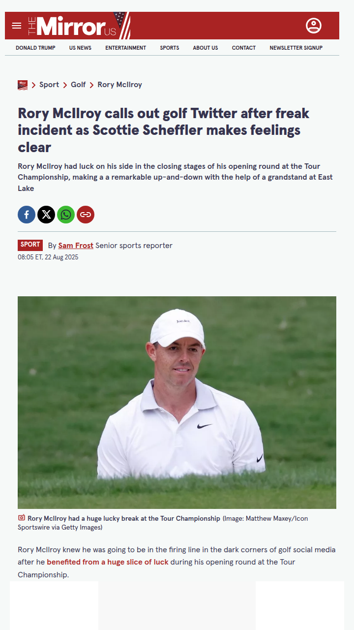 Rory’s Lucky Bounce Sparks TIO Debate Again